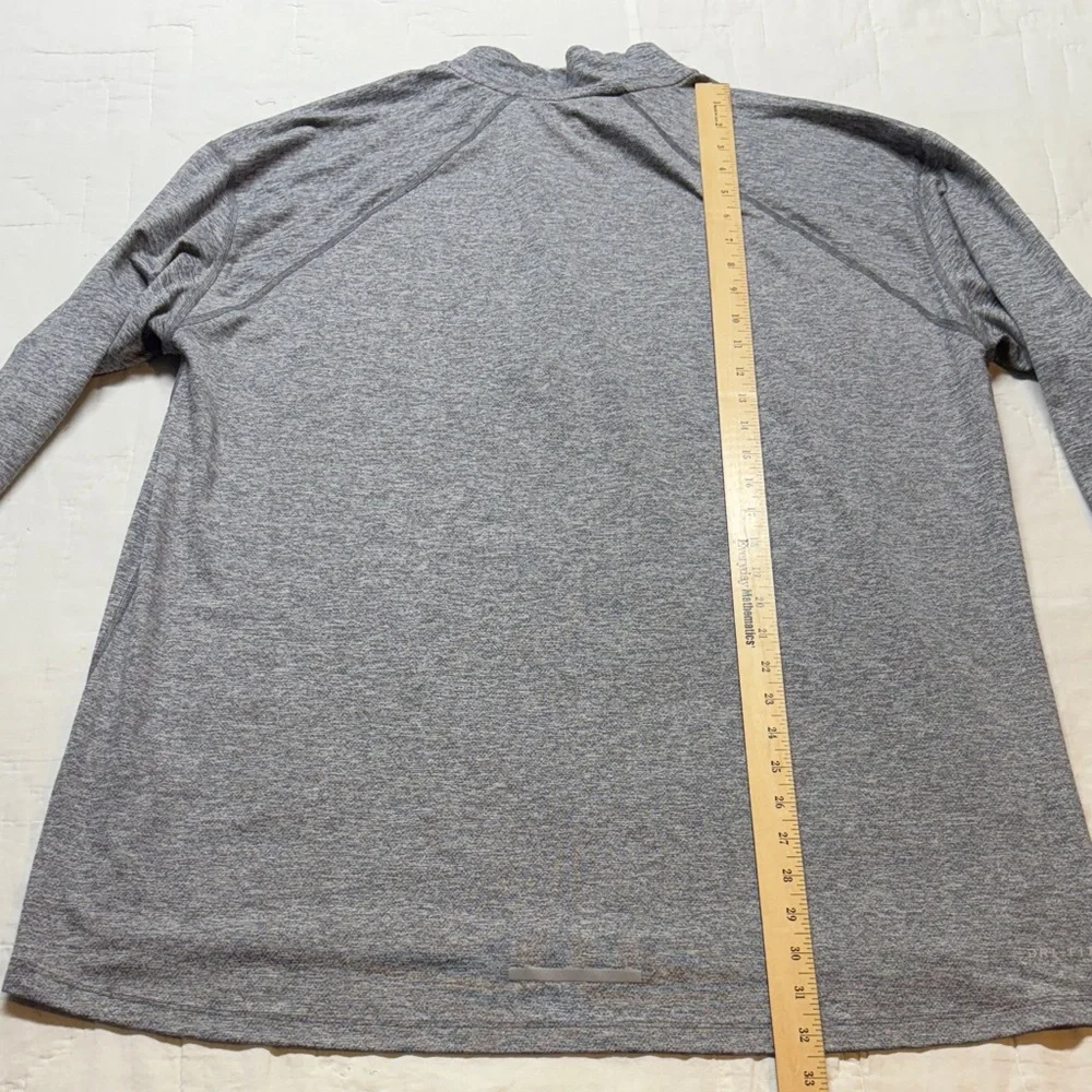 Nike Men's‎ XXL Dri-FIT Element 1/4 Zip Gray Running Pullover Layering Top